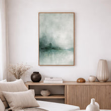 Soft Sage Abstract Landscape