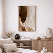 Brown Beige Organic Abstract