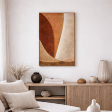 Terracotta Beige Organic Abstract