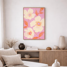 Pink Floral Botanical Print