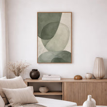 Sage Green Organic Abstract