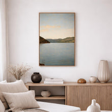Vintage Lake Landscape Print