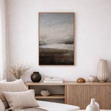 Moody Neutral Abstract Landscape