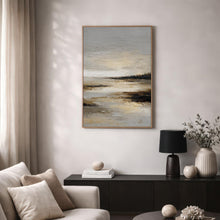 Beige Abstract Landscape