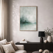 Soft Sage Abstract Landscape