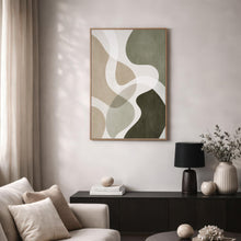 Sage Green Organic Abstract