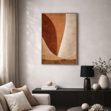 Terracotta Beige Organic Abstract