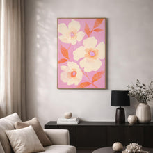 Pink Floral Botanical Print