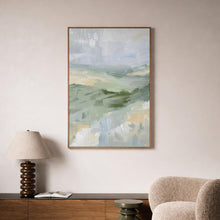 Soft Green Abstract Landscape