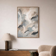 Neutral Gray Abstract Painting