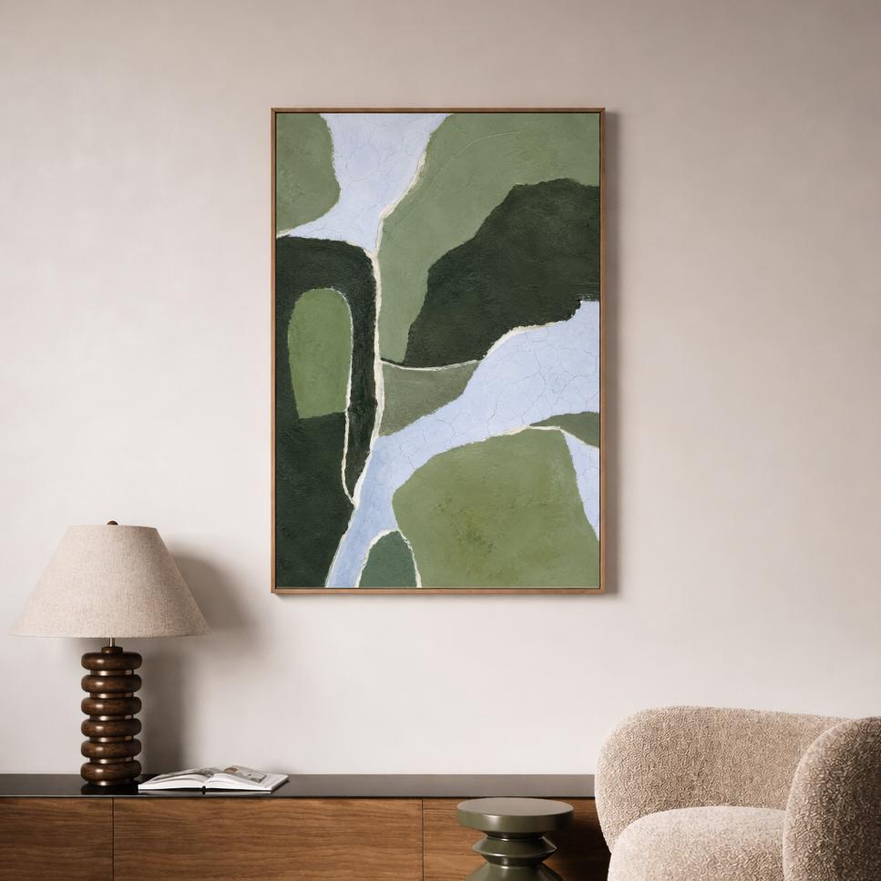 Sage Green Textured Abstract