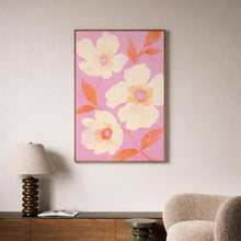 Pink Floral Botanical Print