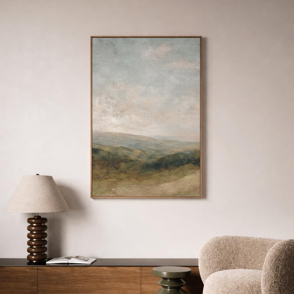 Moody Neutral Mountain Landscape