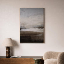 Moody Neutral Abstract Landscape