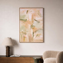 Peach Sage Abstract Print