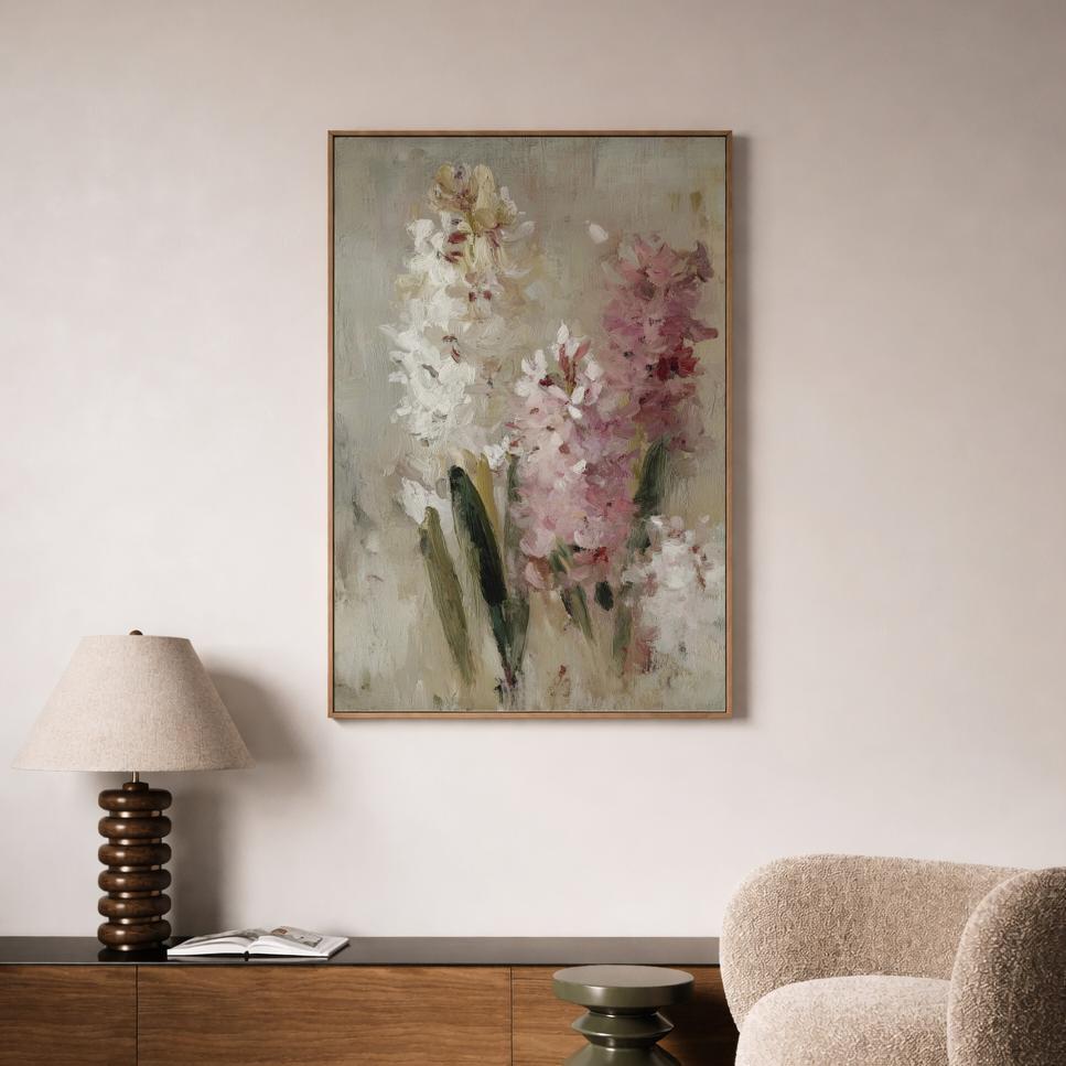 Blush Pink Floral Painting
