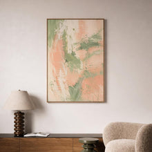 Peach Sage Textured Abstract