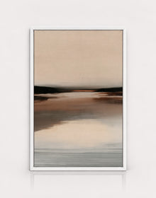 Neutral Brown Abstract Landscape